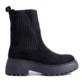 Női munkások rugalmas felsőrésszel Shelovet fekete Női munkások rugalmas felsőrésszel Shelovet fekete