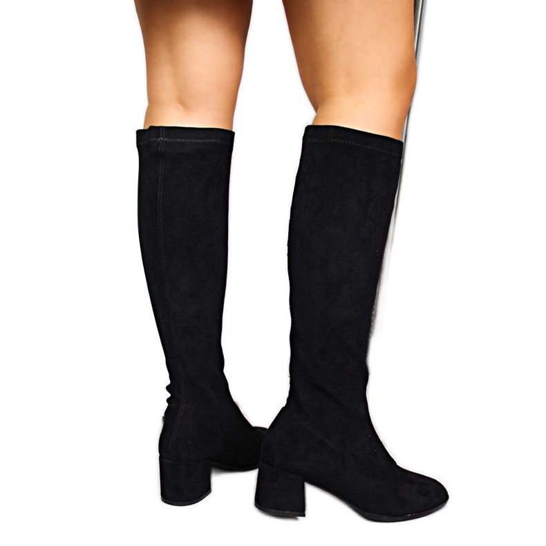 Női fekete velúr bebújós csizma Filippo Női fekete velúr bebújós csizma Filippo