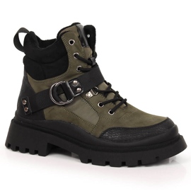 News Női csizma hőszigetelt khaki HÍREK zöld