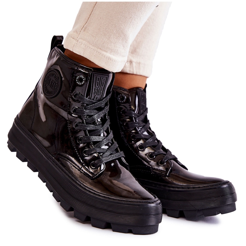 Magas tornacipő Big Star KK274533 fekete