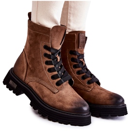 Női velúr csizma Big Star KK274504 barna Női velúr csizma Big Star KK274504 barna