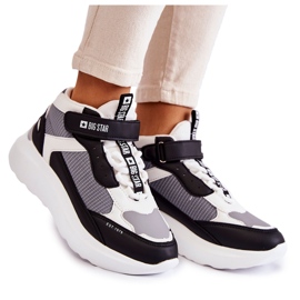 Női sportcipő Memory Foam System Big Star KK274405 fehér Női sportcipő Memory Foam System Big Star KK274405 fehér