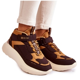 Női sportcipő Memory Foam System Big Star KK274404 barna