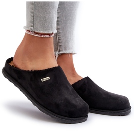 Háztartási meleg papucs Inblu CS-34-014 Fekete