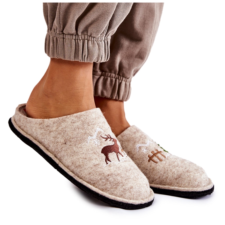 Hazai papucs Big Star KK276016 Bézs