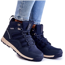 Női túracipő Big Star KK274611 sötétkék Női túracipő Big Star KK274611 sötétkék