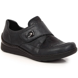 Tépőzáras női cipő sötétkék Rieker 48951-14 Tépőzáras női cipő sötétkék Rieker 48951-14