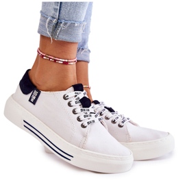 Női tornacipő Memory Foam System Big Star KK276002 fehér Női tornacipő Memory Foam System Big Star KK276002 fehér