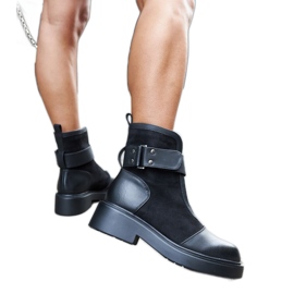 Fekete női csizma márka Elbika