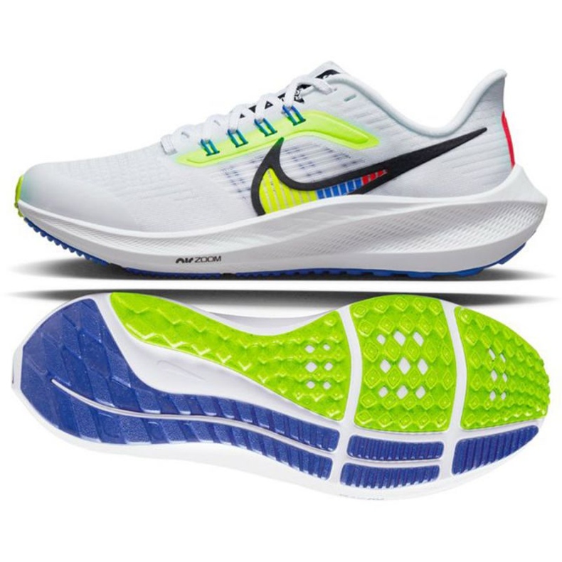 Nike Air Zoom Pegasus 39 Gs Jr DM4015 100 futócipő fehér sokszínű