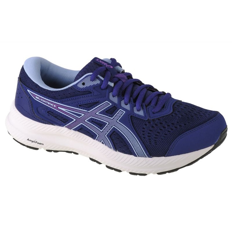 Asics Gel-Contend 8 W 1012B320-402 futócipő sötétkék sokszínű