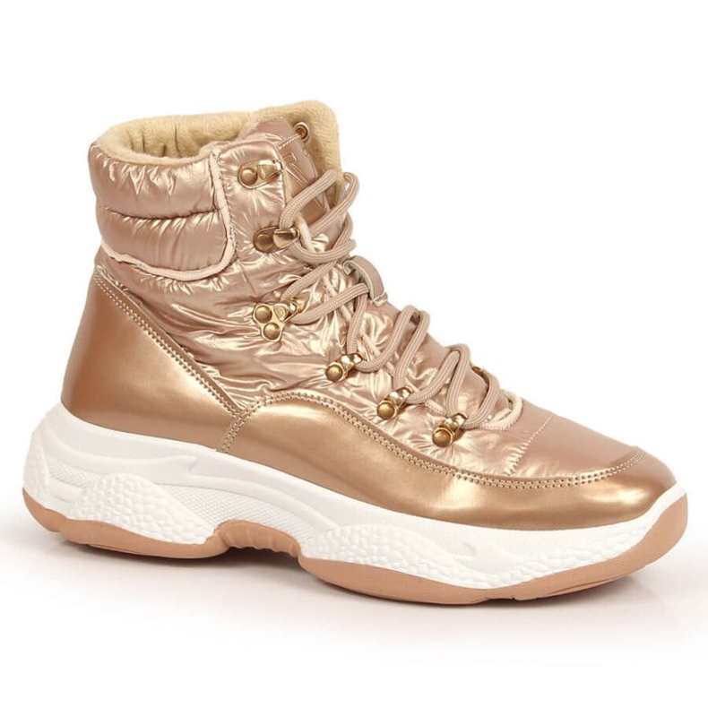 Magas szigetelésű sportcipő Vinceza W JAN163B aranysárga