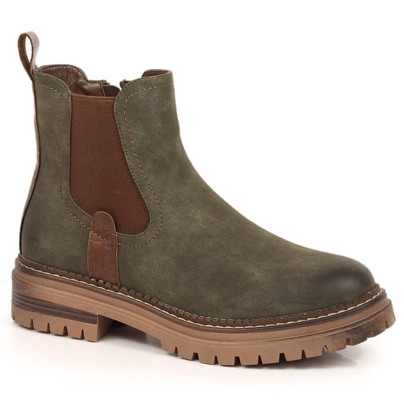 Meleg Chelsea csizma eVento W EVE368B zöld