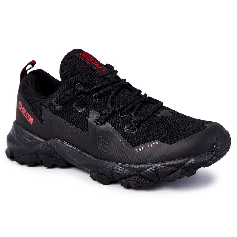Férfi sportcipő Memory Foam Big Star KK174109 Fekete