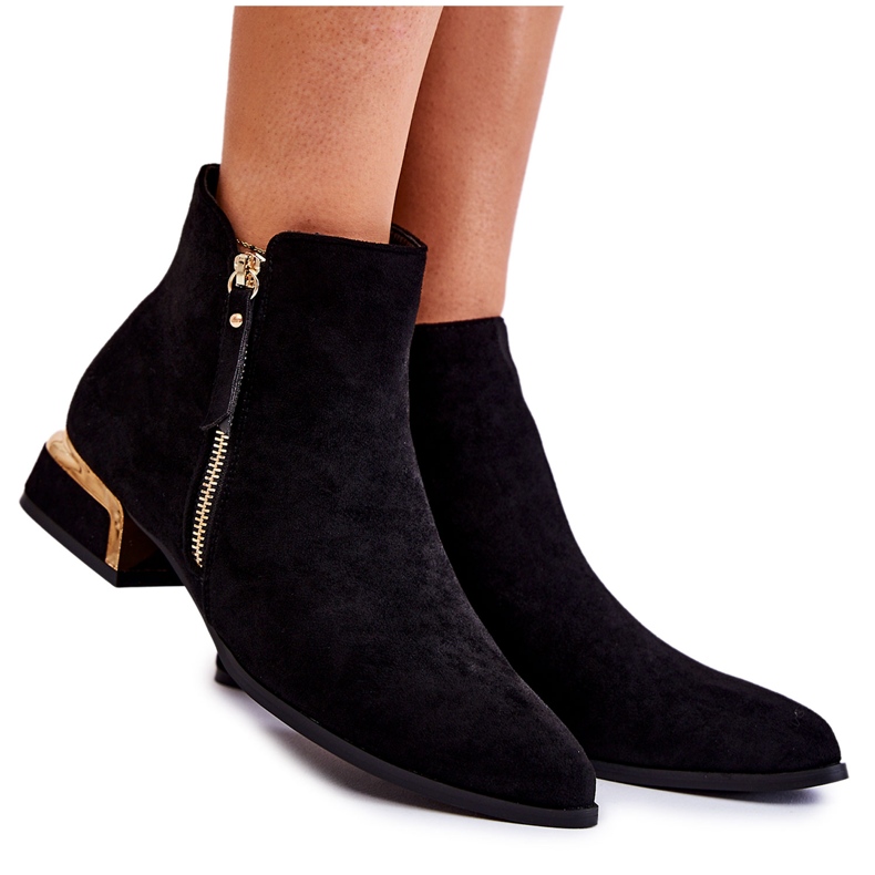 PS1 Női velúr meleg csizma, fekete Laufey