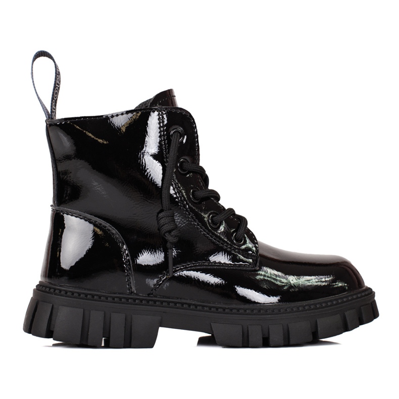 Lánycsizma, hőszigetelt Shelovet fekete