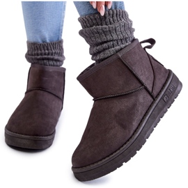 Női meleg hócsizma Big Star KK274291 szürke