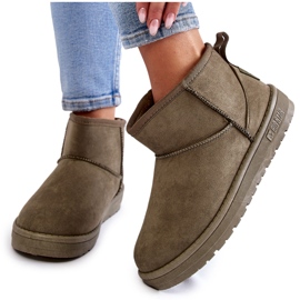 Női meleg hócsizma Big Star KK274292 Khaki barna