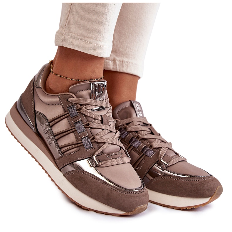 Divatos női sportcipő Big Star KK274112 Sötétszürke