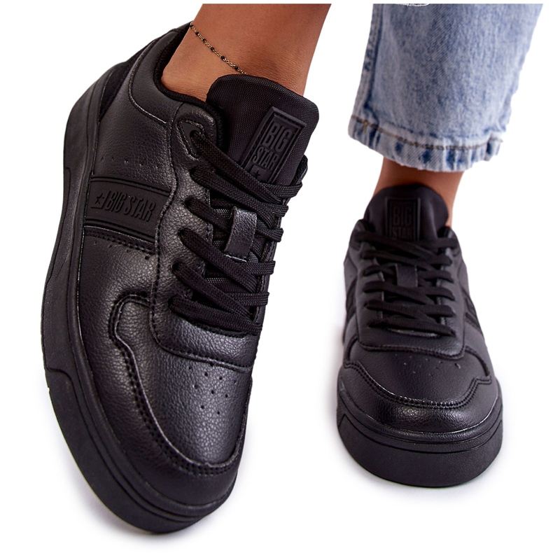 Memory Foam System Big Star alacsony sportcipő KK274258 fekete