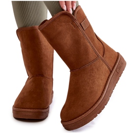 Női magas havas csizma Big Star KK274616 barna