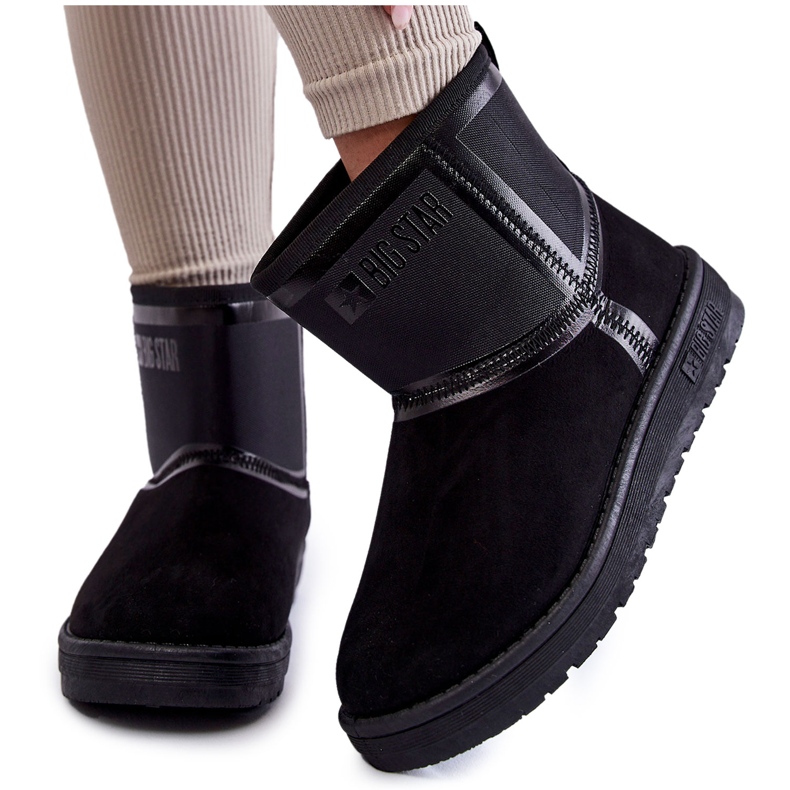 Női hócsizma Big Star KK274614 fekete Női hócsizma Big Star KK274614 fekete