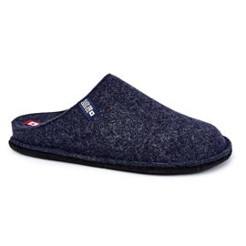 Klasszikus férfi papucs Big Star KK176004 sötétkék