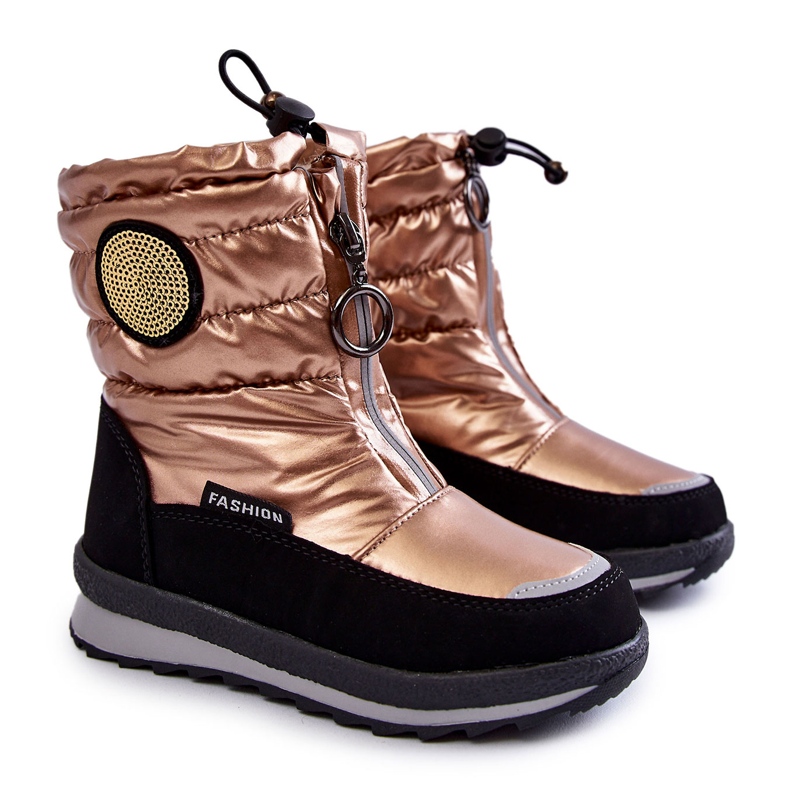 Aranygyapjúval szigetelt High Snow csizma fekete Aranygyapjúval szigetelt High Snow csizma fekete