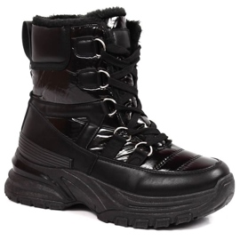 Fűzős metál hócsizma Potocki W WOL117A fekete Fűzős metál hócsizma Potocki W WOL117A fekete