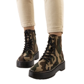 PA1 Lanita zöld katonai csapdák barna