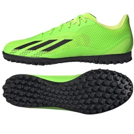 Adidas X Speedportal.4 Tf M GW8507 futballcipő zöld zöld
