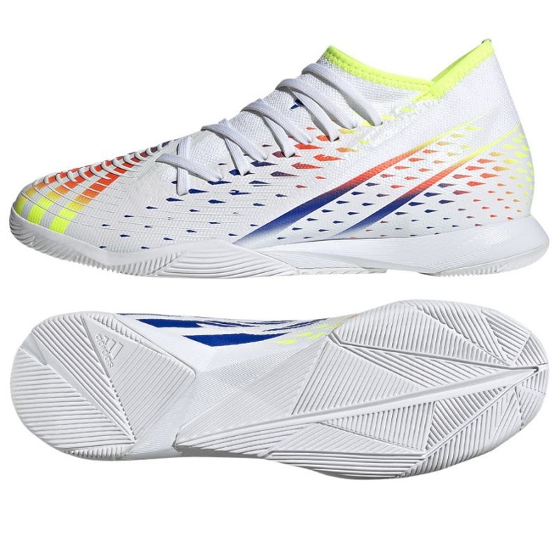 Adidas Predator Edge.3 GV8517 futballcipőben fehér fehér
