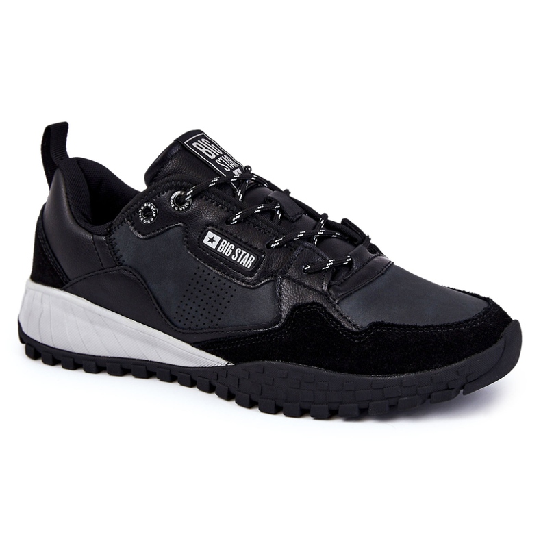 Férfi klasszikus sportcipő Memory Foam Big Star KK174270 fekete