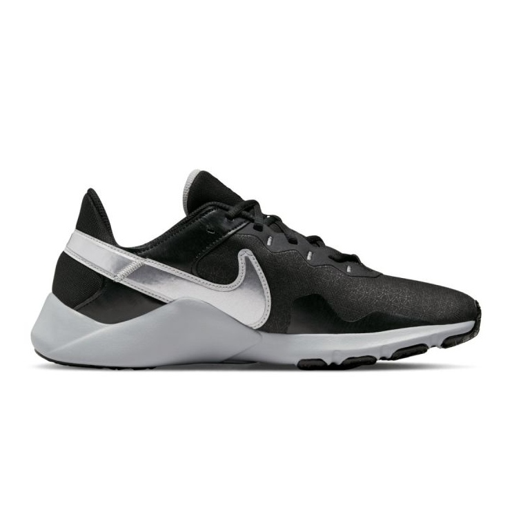 Nike Legend Essential 2 M CQ9356-008 cipő fekete ezüst