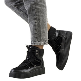 PA1 Fekete női hócsizma a Laursen márkától