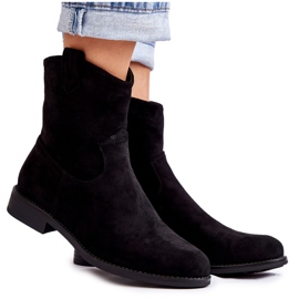 S.Barski Női velúr csizma lapos sarkú fekete Fiorenz HY66-66 S.Barski Női velúr csizma lapos sarkú fekete Fiorenz HY66-66