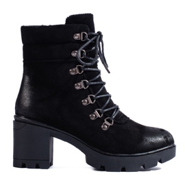 Hőszigetelt női táskák ökológiai velúrból fekete