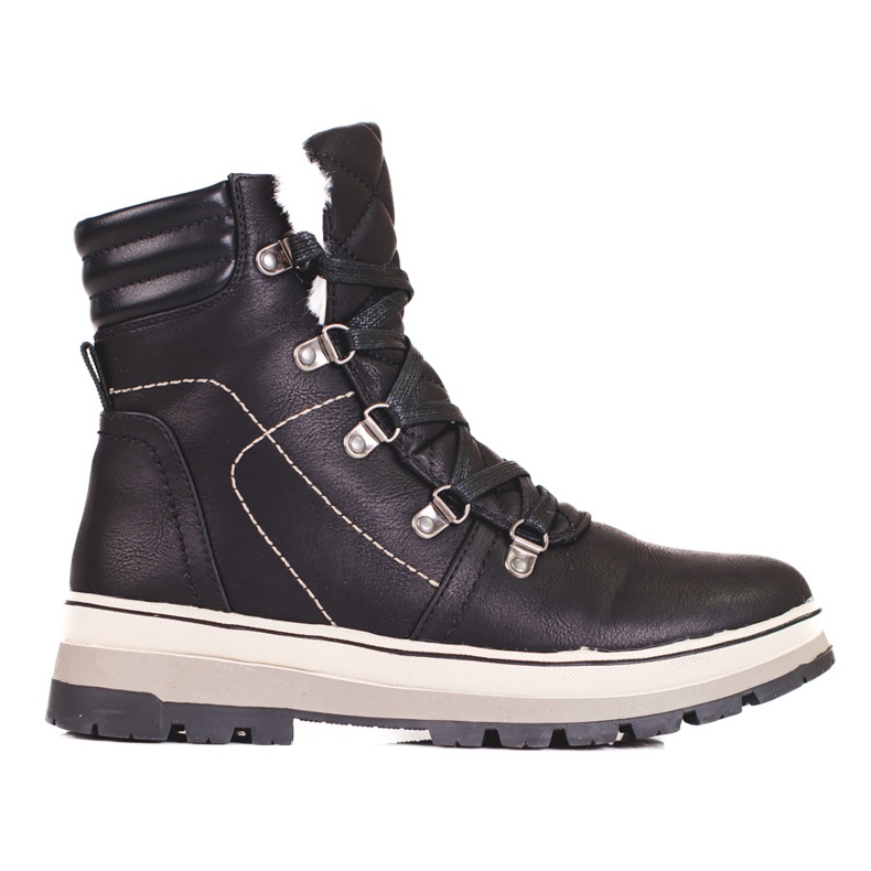 Fekete női túrabakancs szigeteléssel