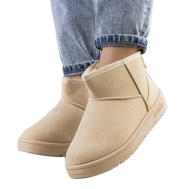 Női bézs hócsizma Big Star KK274290