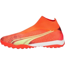 Puma Ultra Match+ Ll Tt 107034 03 futballcipő narancssárga narancs és vörös