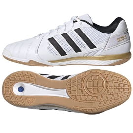 Adidas Top Sala M HR0147 futballcipő fehér fehér