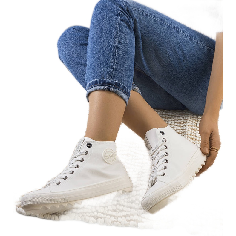 Fehér szigetelt tornacipő Big Star GG274108