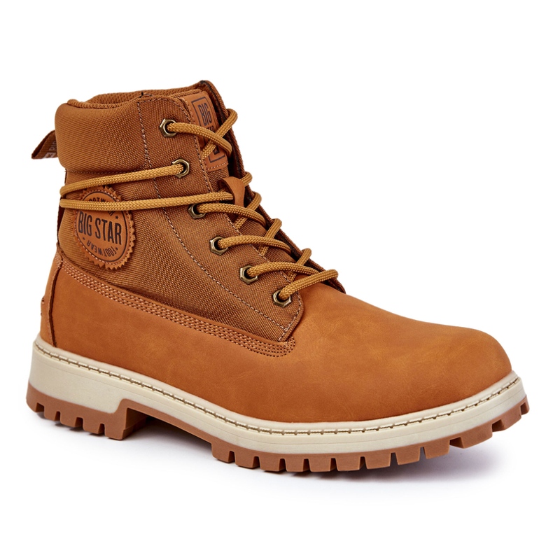 Férfi Trappers memóriahab Big Star KK174203 Camel barna