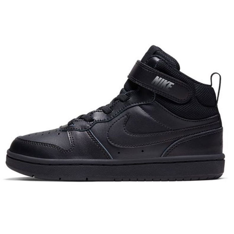 Nike Court Borough Mid 2 Jr CD7783 001 fekete