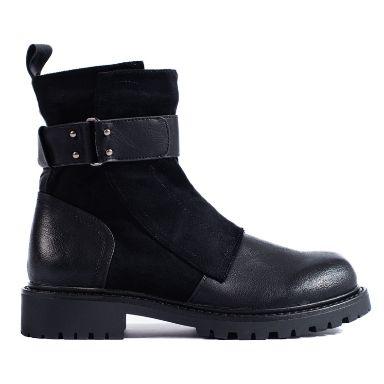 SHELOVET Fekete női táskák csattal