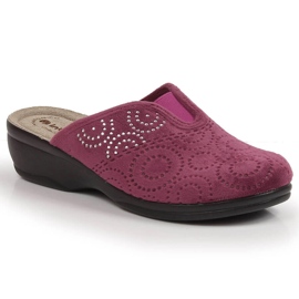 Kényelmes női papucs rugalmas szilvával Inblu sokszínű