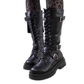 PA1 Himes fekete csizma tasakkal