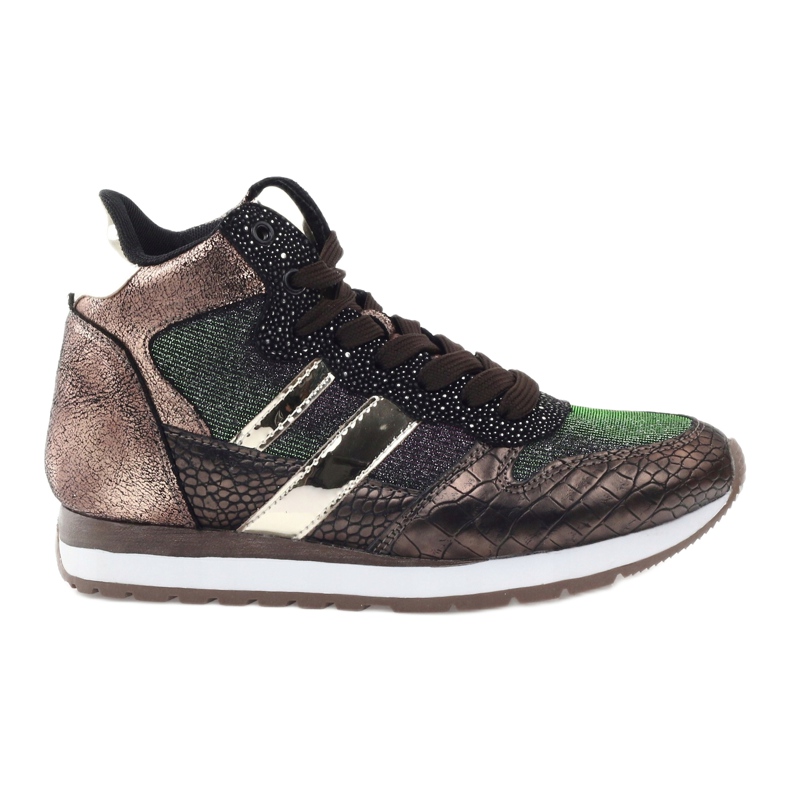 McArthur Női fém réz sportcipő barna