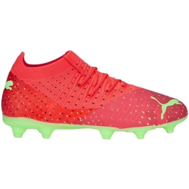 Puma Future 3.4 FG / AG Jr 107010 03 futballcipő narancssárga narancs és vörös Puma Future 3.4 FG / AG Jr 107010 03 futballcipő narancssárga narancs és vörös