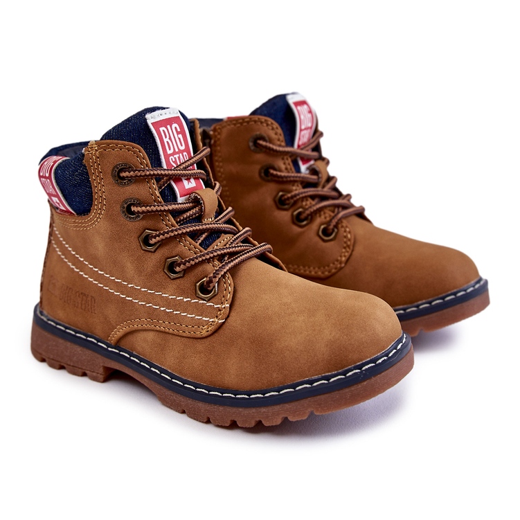Gyermek trappers Big Star KK374130 Camel barna